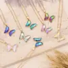Wholesale Fashion Butterfly Copper Plating 18K Gold Plated No Inlaid