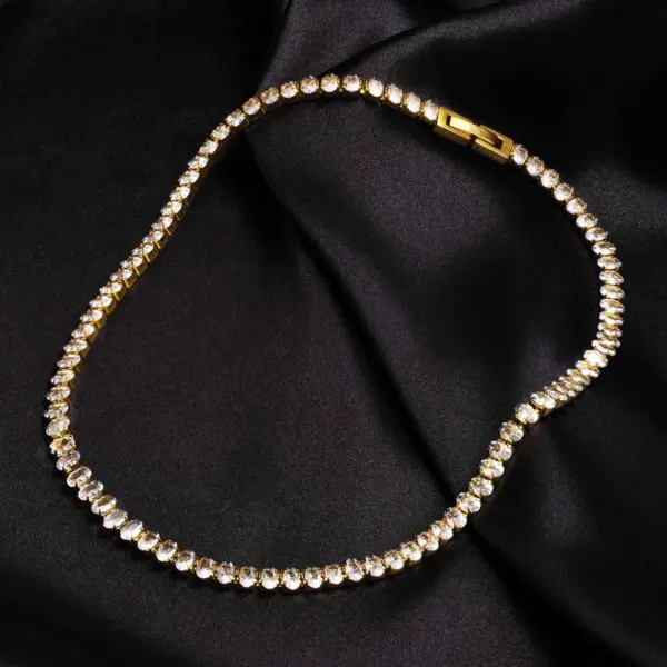 Wholesale PVD Coated Real Gold Plated 18K Gold Solid Color 201 Stainless Steel Fashion Waterproof Non Tarnish Bracelets Necklace
