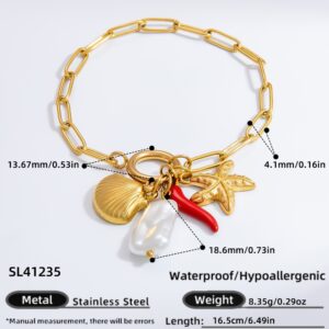 SL41235 / Electroplated 18k real gold