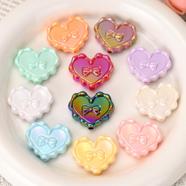 Wholesale Heart-shaped beaded bow