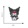 Wholesale New Kuromi Melody Melody Computer Embroider Cloth Stickers Creative DIY Decorative Self-Adhesive Hot Melt Clothing Accessories