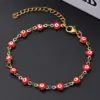 Wholesale Ethnic Style Classic Style Artistic Devil's Eye Heart Shape Simple 304 Stainless Steel 18K Gold Plated Bracelets In Bulk