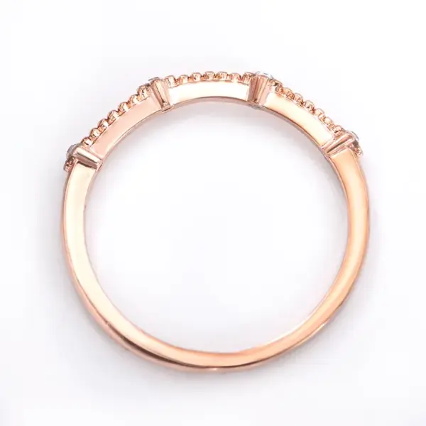 Wholesale Jewelry Simple Style Geometric Copper Artificial Gemstones Diamond