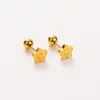 Wholesale PVD Coated Real Gold Plated 14K Gold Letter Heart Shape Wings 304 Stainless Steel Basic Modern Style Simple Style Waterproof Non Tarnish Ear Studs
