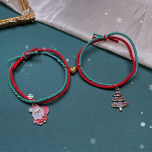 Red and green single pendant (2 pieces/set)