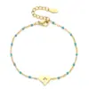 Wholesale Lady Heart Shape Stainless Steel Enamel Bracelets