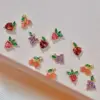 Fruit Copper Simple Style Earrings