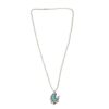 oly-e33515bf6943d06bd95c842556048e0d Wholesale Vintage cactus flower bird crescent turquoise alloy necklace