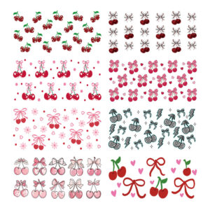 oly-e3378d71bf5aab9b47fac14f580ec793 Wholesale Colorful Cherries 16oz Cup UV DTF Wrap