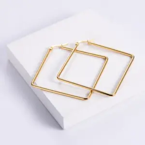 Wholesale Simple Style Crown Plating Stainless Steel No Inlaid 18K Gold Plated Earrings