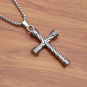 Twist cross + titanium steel chain