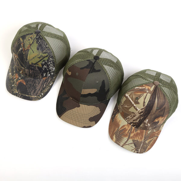 Wholesale Bionic camouflage cap outdoor hunting camouflage hidden cap multicolor field photography sunshade hat