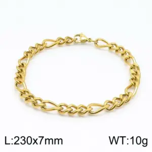 Gold 230 * 7mm = Bracelet KB146808-Z