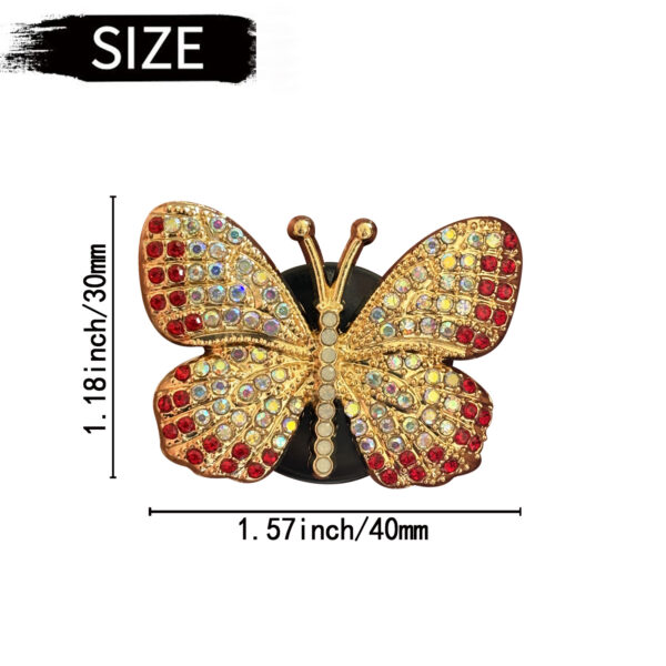 oly-e35bb64efd4d5480b93bd127594f34e6 Wholesale Fashion car interior perfume clip exquisite butterfly diamond air conditioning air outlet goddess temperament car aromatherapy clip