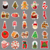oly-e35c366f4f6a000efb3d3ba342b8df10 Wholesale 50pcs/pack Christmas ins style holiday waterproof stickers