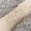 Wholesale Fashion Copper Heart Shape Bracelet Zircon Copper Bracelets