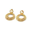 Wholesale PVD Coated Real Gold Plated 18K Gold Irregular 304 Stainless Steel 316 Stainless Steel IG Style Marine Style Modern Style Waterproof Non Tarnish Ear Studs