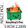 Wholesale Flame Box Series Embroidered Patch