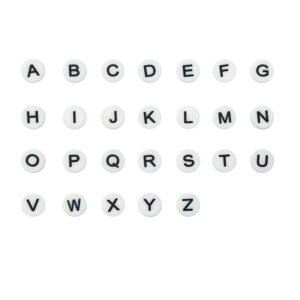 White (please note the letters when taking photos)