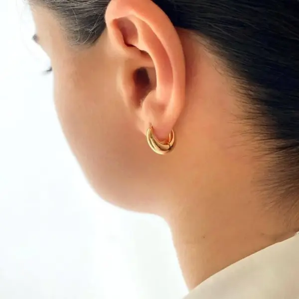 Wholesale 1 Pair Elegant Basic Streetwear U Shape 304 Stainless Steel Earrings