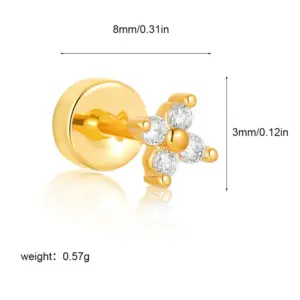 Gold Four-petal Flower G048_21
