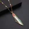 Wholesale Simple Style Geometric National Flag Titanium Steel Wholesale Pendant Necklace