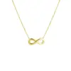 Wholesale Basic Infinity Titanium Steel Plating Pendant Necklace