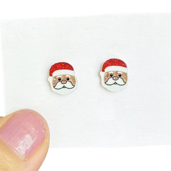 oly-e3c82db6670d1315e269f81c759e45fb Wholesale Christmas tree bow gingerbread sparkly earrings