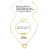 Wholesale Ion Plating (IP) 18K Gold Plated Heart Shape 304 Stainless Steel Elegant Waterproof Non Tarnish 304 Stainless Steel Pendant Necklace
