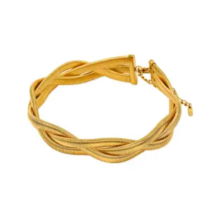 Ck806 Twist Gold Collar 8mm