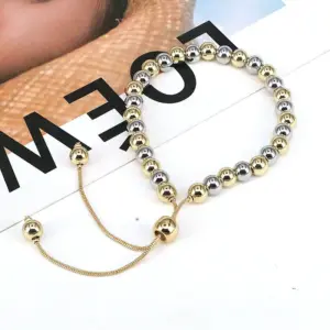 Wholesale Retro Round Copper Gold Plated Bracelets In Bulk