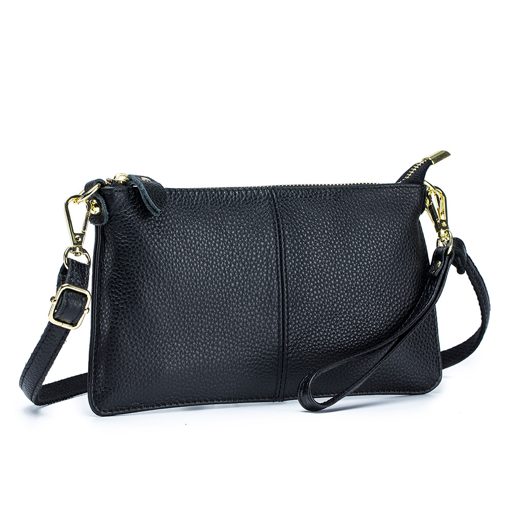 Wholesale New Fashionable Women's Bag First-Layer Cowhide Shoulder Crossbody Bag Women's Genuine Leather Clutch Bag Soft Leather Versatile Handbag Cro