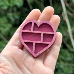 Heart shape(4.6x4.8cm)