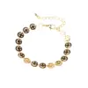 Wholesale Simple Fashion Copper Smile Face Chain Bracelet Necklace Wholesale Nihaojewelry