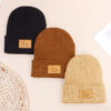 Wholesale Children's Autumn and Winter Knitted Hats Amazon European and American New Baby Warm Woolen Hats Fashionable Versatile Pullover Hats