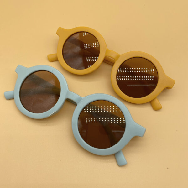 Wholesale Chilen's Sunglasses Chilen's Sunglasses UV Retro Fashion Cartoon Baby Sunshade Photo Catwalk Glasses