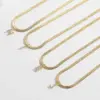 Wholesale Letter 304 Stainless Steel Copper Retro Classic Style 304 Stainless Steel Pendant Necklace