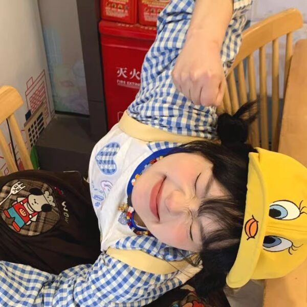 Wholesale South Korea Cui Di Cui Er overturned duck tongue hat cute little yellow duck embroidered Cui Di baseball cap