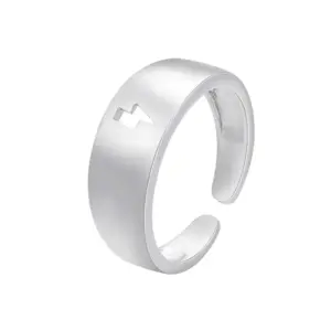 White Gold Color Hollow Lightning