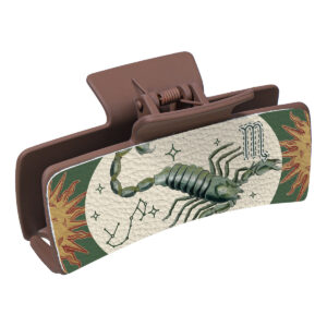 10-5 square pu leather scorpio