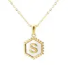Wholesale Fashion Letter Titanium Steel Plating Pendant Necklace 1 Piece