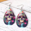 oly-e42f24b5e492b68321fb16848d0d1e04 Wholesale Halloween Gothic PU Leather Earrings