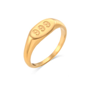 Digital 999 Oval Ring / No. 8