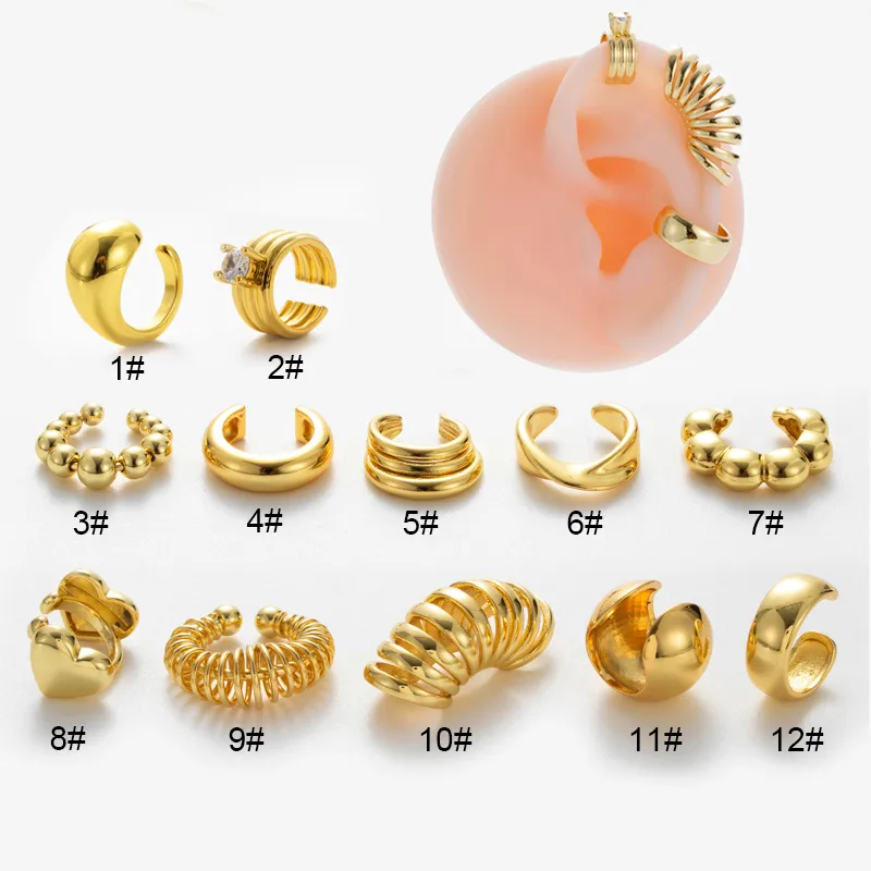 Wholesale 1 Piece Vintage Style Cool Style Geometric Eye Snake Plating Copper 18k Gold Plated Ear Studs