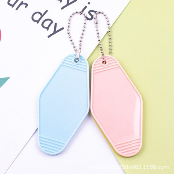 Wholesale Luggage luggage tag wholesale plastic round diamond number plate hotel key card buckle label tag tag printing Logo