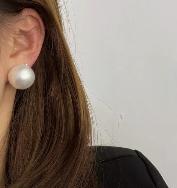 Wholesale 1 Pair Elegant Basic Simple Style Geometric Imitation Pearl Ear Studs