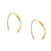 Wholesale 1 Pair Simple Style U Shape Plating 201 Stainless Steel Stainless Steel Earrings