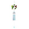 Wholesale Zegean Wind Chime Hummingbird Glass Painted Crafts Wind Chime Tube Pendant Courtyard Balcony Creative Gift Decoration