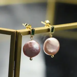 Ear Studs Purple Small Size-12mm-Beccarite