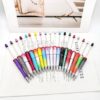 Wholesale New DIY Blood Print Bead Pen Creative Halloween Christmas Blood Print Hand-Painted Shaped Ballpoint Pen